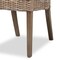 Baxton Studio Toby Modern Bohemian Grey Rattan Dining Chair, PK2 209-2PC-12795 - alternate 3